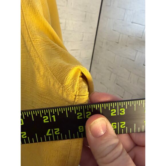 Island Republic men’s silk shirt button up tropical palm tree lightweight travel - Picture 6 of 9